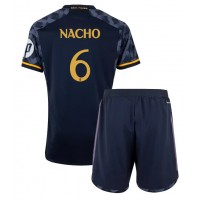 Camisa de time de futebol Real Madrid Nacho Fernandez #6 Replicas 2º Equipamento Infantil 2023-24 Manga Curta (+ Calças curtas)